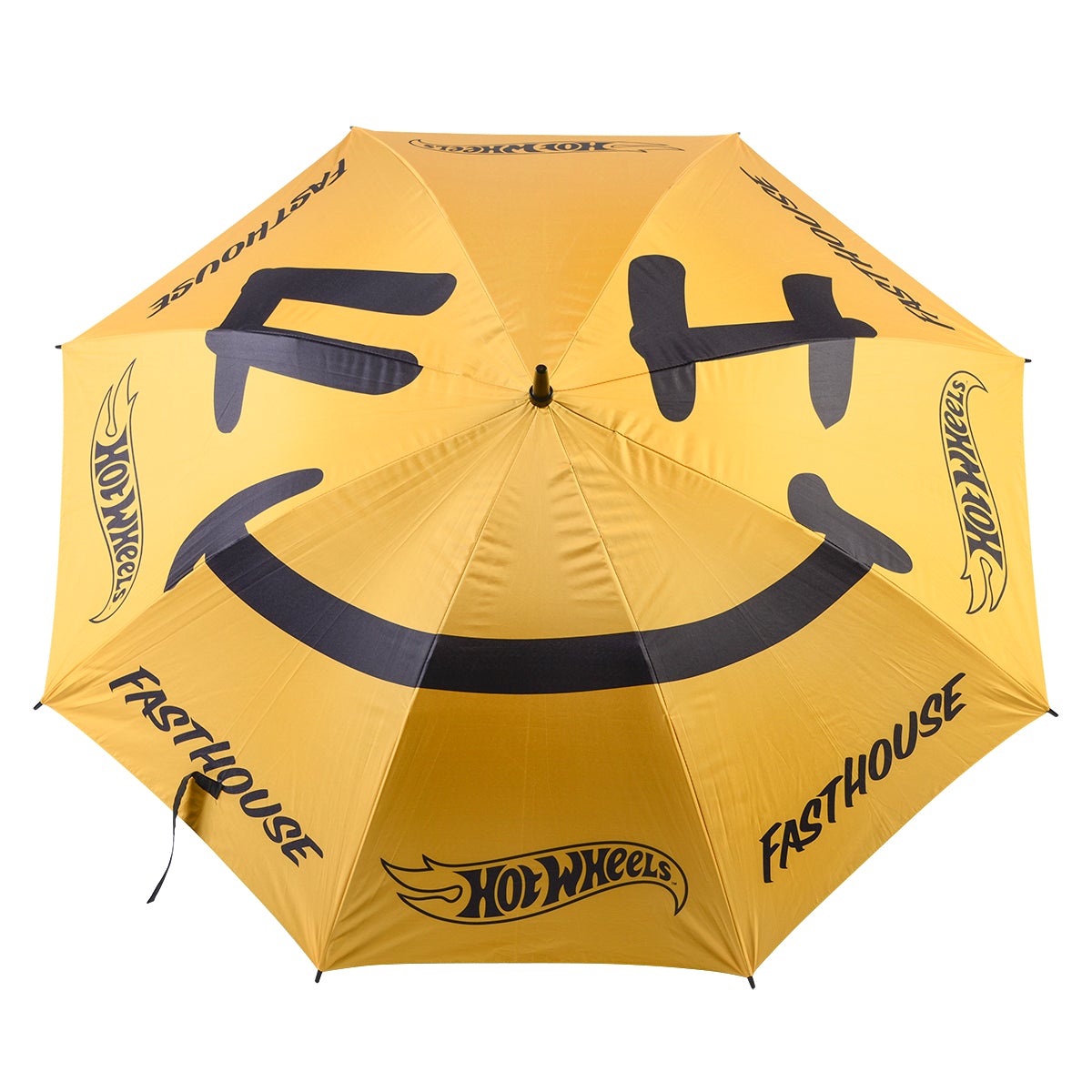 The Smiley Hot Wheels Umbrella - Yellow/Black