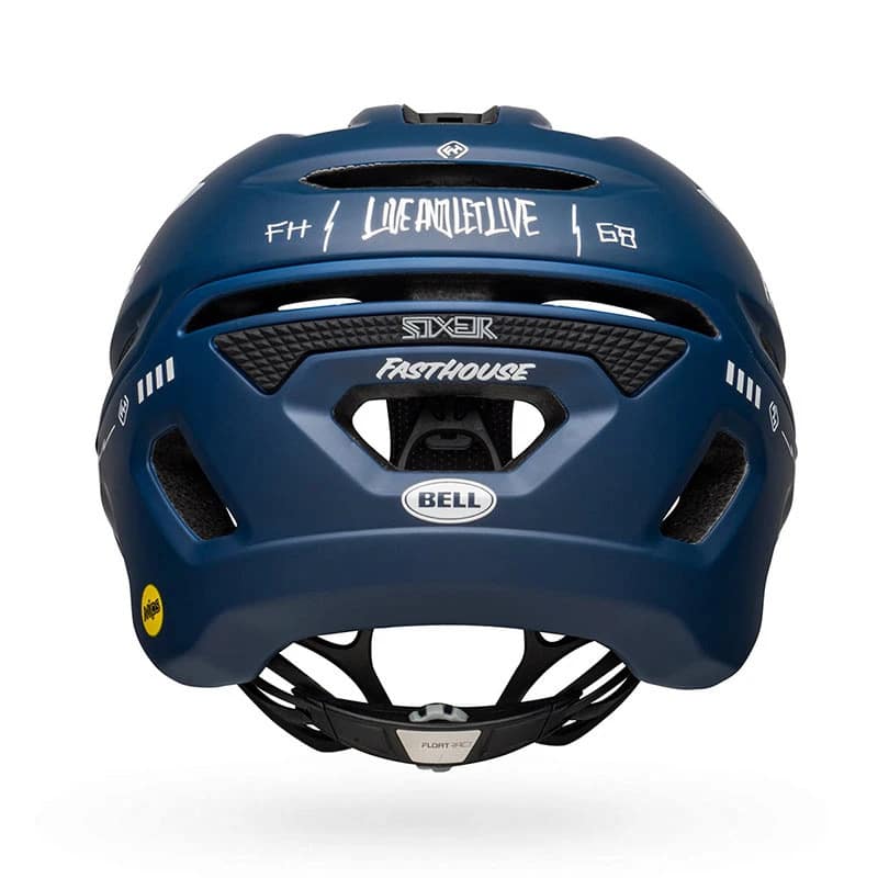 Bell Fasthouse Sixer MIPS MTB Helmet - Matte/Gloss Blue/White