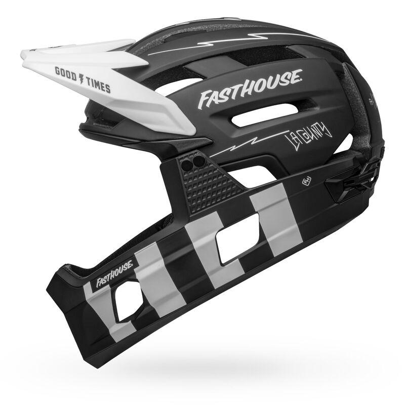 Bell Fasthouse Super Air R Spherical Helmet - Black/White