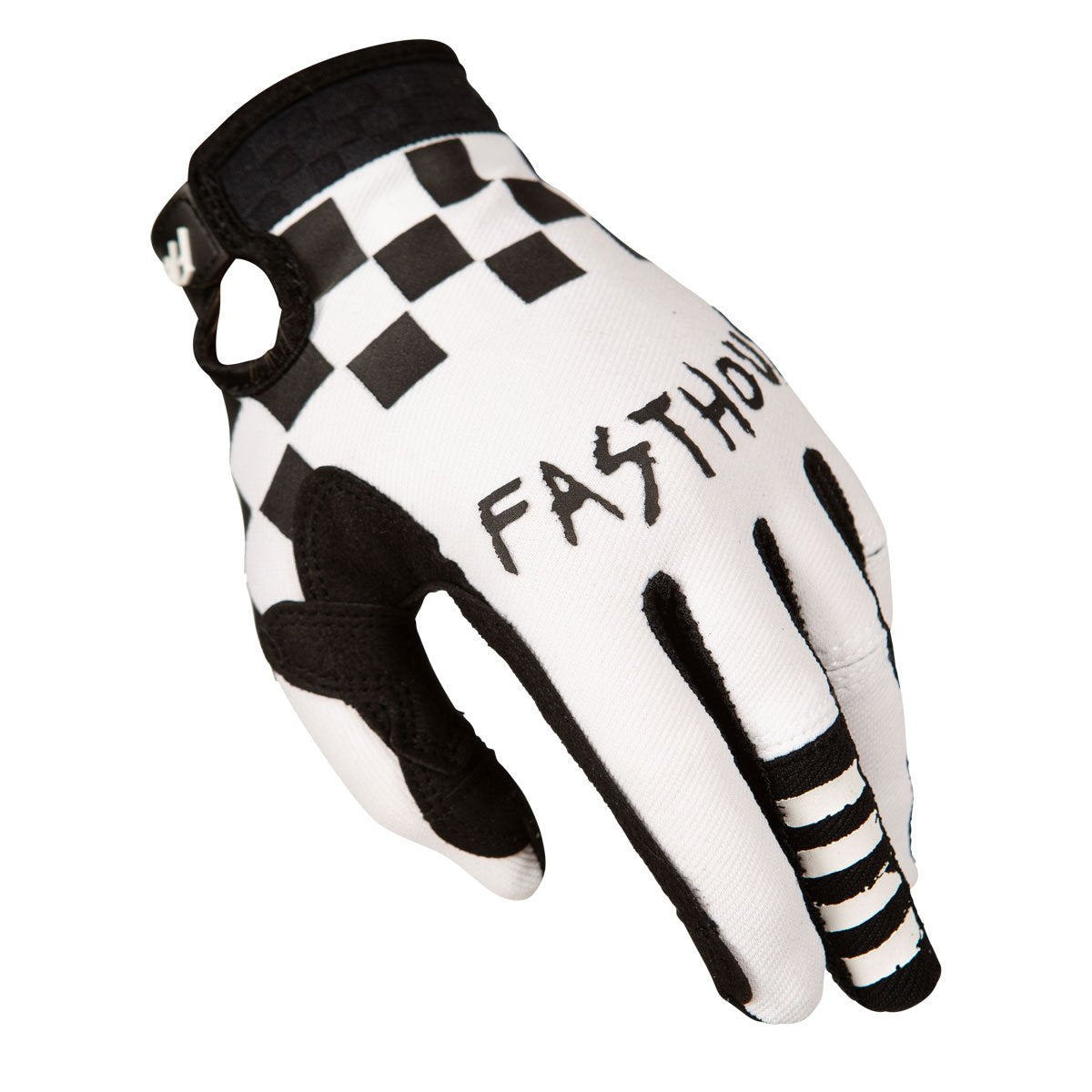 Speed Style Punk Glove - Black/White/Pink