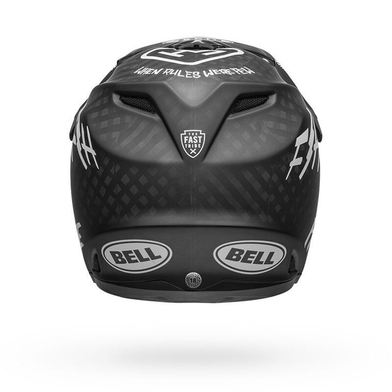 Bell Fasthouse Full 9 MTB Helmet Matte - Black/White