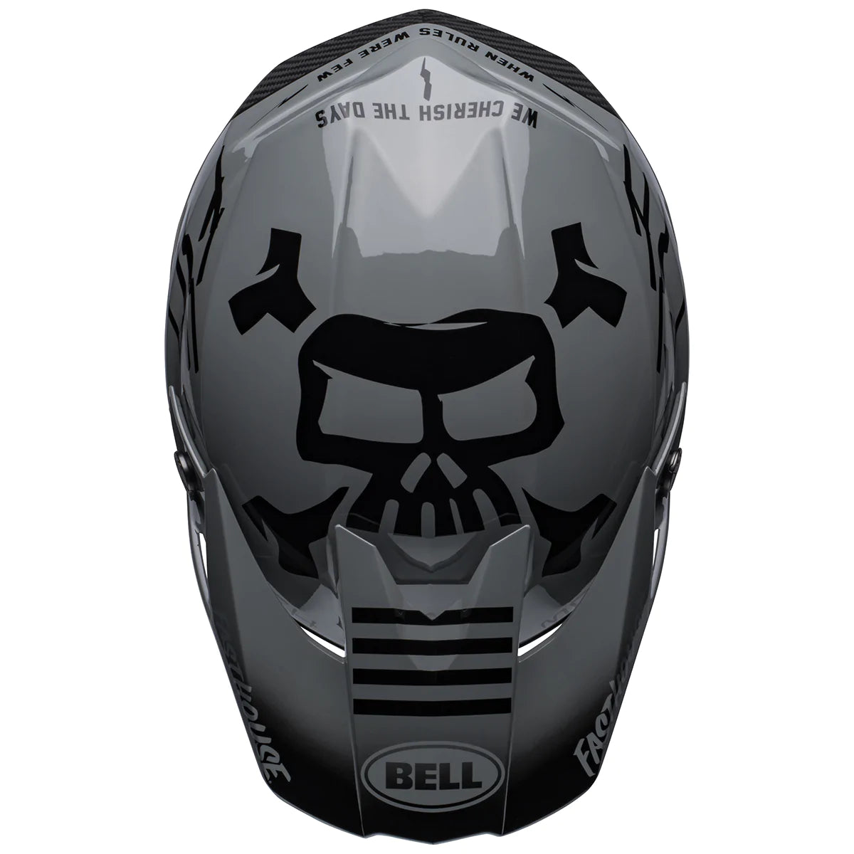 Bell Moto-10 Spherical Fasthouse Limited Edition BMF Helmet - Gray/Black